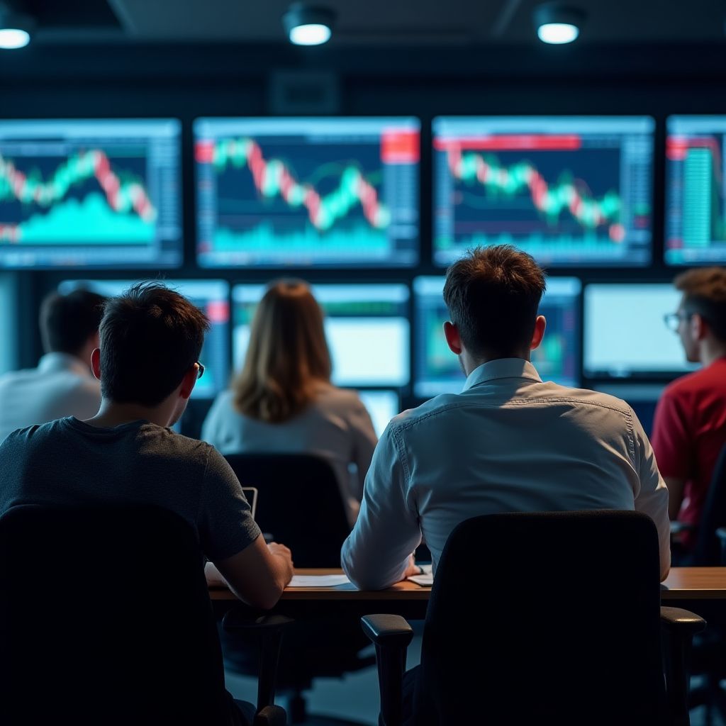 Sesión de trading en vivo