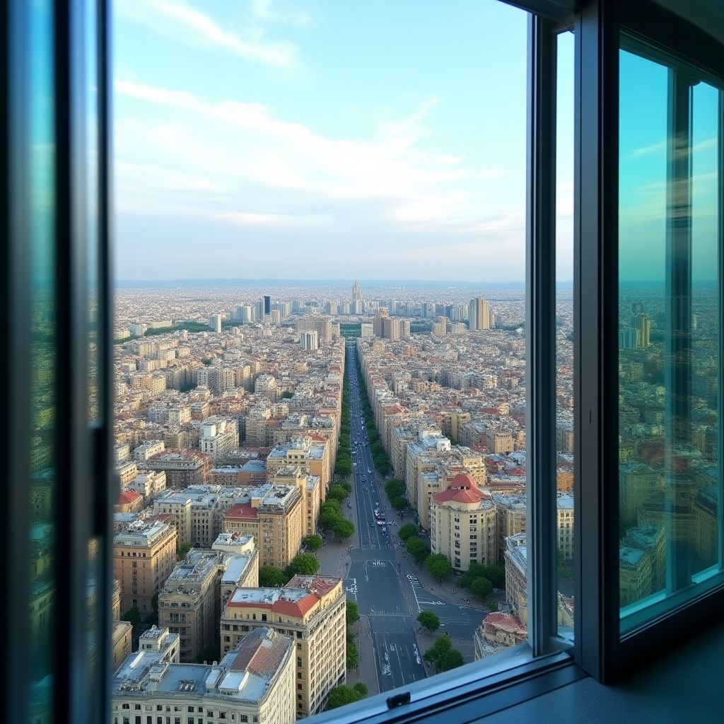 Vista de la ciudad desde la academia